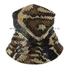 Berretti Disegni in pelle di serpente Prodotti Cappello da pescatore Cappello da sole Canotta da allenamento per yoga da donna Regalo per lei Lui