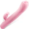 Vibrateur fée tige télescopique troisième langue intelligente chauffage électrique vibrant léchage sexe féminin vibre pour les femmes 231129