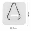 Kitchen Storage 50 Pcs Triangular Hook Up Wall Mounted Hooks Hangers Without Nails Plastic Adhesive Plate