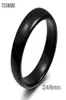 246mm Black Brushed Fashion Ceramic Ring Women Men Wedding Rings Engagement Band Female Jewelry bague Plus Size 4145845859