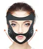 Grey Pink Electric V-shaped Thin Face Slimming Cheek Mask Massager Lifting Machine V-Line Lift Up Bandage Therapy Device 240103