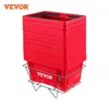 VEVOR 12Pcs Shopping Basket 16.9 L x 11.8 W Durable HDPE Red/Blue Storage Basket with Plastic Handle Used for Grocery Retail 240103