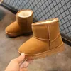 Moda crianças sapatos casuais do bebê meninos meninas botas de neve crianças tênis marca esporte sapatos brancos criança shelle tênis 240103