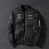 Chaqueta Bomber Ma1, piloto de la Fuerza Aérea, avión, vuelo, patrón bordado, uniformes de béisbol, chaqueta de ropa de trabajo al aire libre de otoño 240103