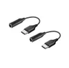 USB Typ C 3.5 Jack Earphone Adapter USB C till 3,5 mm hörlurar Aux Audio Adapter Cable för Samsung Huawei P30 Xiaomi Redmi Mi 10 9 hörlurar omvandlare