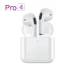 Pro 4 TWS Bluetooth Wireless Earphone Compatible 5.0 Headphone Earbud Headphones Waterproof Headset with Mic for Xiaomi iPhone Pro4 Earbuds