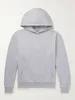 Designer Hoodies for Men Loro Grey Color Cashmere Hoodie Mens Hooded Piana Womens Long Sleeve Tops Zip Up Coat