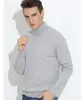 Мужские свитера 2024, водолазка из смеси кашемира, мужской свитер, осень-зима, мужской пуловер, трикотаж с высоким воротом, Hombre Pull Homme Hiver Jumper