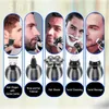 5 I 1 Electric Head Shaver for Bald Men 7d Floating Cutter Beard Trimmer Clipper IP68 Waterproof Shaving USB Wireless Charging 240103