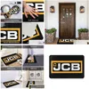 Tapijten Jcb Logo Diy Print Deurmat Slaapkamer Modern Polyeste Entree Balkon Tapijt Decor Vloerkleed Mat Bad Drop Levering Dhzgq