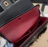 Marque de luxe C cuir rabat sacs à bandoulière dame croix corps tissage chaîne sangle messager sac à main