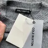 cole buxton knit Classic Scrawled Slogan Jacquard Cole Buxton Knitted Sweater Men Women Best Quality Crewneck CB Sweatshirts Pullovers Blue x12