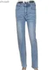 Jeans da donna Simenual tagliati con cerniera attillata Jeans a matita Denim Streetwear Baddie Abbigliamento Donna Pantaloni a vita alta Pantaloni lunghi skinny retrò YQ240104