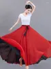 Stage Wear Classical Dance Skirt For Women Double-sided 720 Degree Large Swing Xinjiang Performance Costume