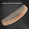 Handmade Natural Sheep Comb Fine Tooth Portable Hair Comb Anti-Static Scalp Meridian Massage Head Health Care Styling Tool 240104