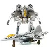 Hzx h606 g1 transformação figura de ação brinquedo starscream modelo 18cm abs articulações móveis estátua deformação carro robô sem caixa 240104