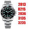 NF Top 116610 126610 Luxury Sports Watches for Men Business ETA 2836 3135 3235 Automatic 904L Stainless Steel Black Luminous Water300Y