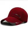 Utomhushattar Summer Sports Cap Snabbtorkning Mens Hat Fashion Line Baseball Lång visir Brim Shade Snapback för Sun Bone Gorras Drop Del Otvle