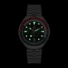 Wristwatches RED STAR Bull Head 42mm 1963 GMT4 100m Diving Automatic Mechanical Men Watch Dual Time Zone Super Luminous Waterproof Watches