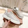 The first layer of cattle belt air hole casual worn shoes dirty sneakers breathable comfortable sneakers 24 new heavy-soled women's shoes