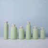 保管ボトルアボカドグリーンプラスチックシャンプーシャワージェルフォーミングソープディスペンサー詰め替え可能なフリップカバーポンプローショントラベルボトル