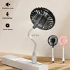 Ventilatori elettrici Creativo Ufficio Ventola di raffreddamento estiva Ventilatore portatile con ingresso USB Mini ventilatore regolabile Ventilatore muto senza spazzole Laptop per dormitorio domestico all'aperto YQ240104