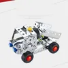 CNC Factory Sale Stainless steel assembled engineering car assembly toy with magnetism , family outdoor entertainment, DIY creative assembly toys.