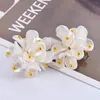 Boucles d'oreilles femmes fleur multicolore acrylique fleurs camélia tempérament bijoux pour filles fête Brincos vente en gros