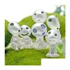 Trädgårdsdekorationer Noctilucous Fairy Tree/Miniatyres/Söta djur/Fairy Gnome/Moss Terrarium Decor/Bonsai/Bottle Garden/Figurine Dro Dh8el