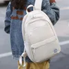 Skolväskor Middle Bag For Teenagers Girls College Student Ryggsäck Kvinnor Campus Leisure Korean Nylon Bagpack