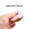 Dog Toys Chews Pet Dog Toys Donut Bite Resistant Squeaky Sound Toy Thorn Molar Chewing Toys For Dogs Interactive Grinding Tooth Relief Training