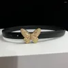Cinture Cintura da donna Moda Farfalla Fibbia in metallo Alta qualità 2,3 cm Pezzi di lusso