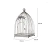 Candle Holders Candelabro uchwyt żyrandolowy Nordic Aesthetic Oil Porta Candele Candelabros Para Velas Bird Cage Dekoracje XF40xp