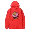 Sweats à capuche pour hommes Capybara Donut Imprimer Mignon Dessin animé Graphique Unisexe Sweat Streetwear Modèle Esthétique Automne Casual Femmes Hommes Sweat à capuche