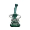 Narguilés particuliers verre Bong recycleur fumer conduite d'eau Dab plate-forme 21 cm hauteur avec joint de 14 mm