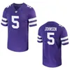 Stitch Football College 3 RJ Garcia II Jersey Mens Kansas State Wildcats 18 Will Howard 9 Treshaun Ward 5 Avery Johnson 31 DJ Giddens 21 Marques Sigle University