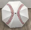 Cheerleading Baseball stitching umbrella sports 20pcs new Cheer leading Umbrellas Automatic Rain Women Threefolding Windproof Female Waterproo