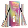 4d Fiber Lash Mascara Liquid Eyeliner Pencil Kit Black Waterproof Makeup Qic Starry Sky Mascara Volym Tjock Eyelash Long Lasting