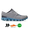 Oncloud Shoes Designer 2023 Buty do biegania x trampki męskie Czarno biały stop z aloesu Blue Blue Rust Orange Low Fashion Men Treners Cloud Treners