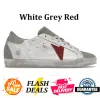 Designer Shoes Golden women super star brand men casual new release luxury shoe Italy sneakers sequin classic white do old dirty casual shoe lace up woman man unisex