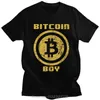 Herr t-skjortor vintage cryptocurrency pojke skjorta män kortärmad bomull t-shirt tryck krypto btc blockchain geek tee mode tshirt