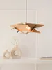 Luminaire de plafond pendentif en bois