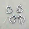 Pendant Necklaces 100pcs Heart-shaped Metal Locket Glass Tube Cage Pendant! "I LOVE YOU" Sample!