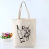 Storage Bags Wholesale 100PCS/ Eco Friendly Reusable Cotton Fabric Shopping Bag Canvas Tote Women Handbag