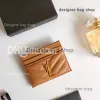 Designer tas Topkwaliteit designer kaarthouders Portemonnee Mode Dames Heren Luxe portemonnees Kaviaarleer met doos Y Dubbelzijdig Creditcards Munt Mini-portemonnees