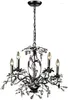 Chandeliers Elk Home 8053/5 Circeo 21'' Wide 5-Light Chandelier In Deep Rust