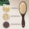 Brosse Cheveux Femme Detangling Hair Brush 여성 에어백 헤어 브러시 머리 두피 마사지 브러시 나무 빗 Barber Combs 240104