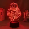 Night Lights Anime Jujutsu Kaisen Led Light Satoru Gojo For Kid Bedroom Decor Nightlight Friend Birthday Gift Manga Lamp