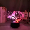 Veilleuses Anime attaque sur Titan lampe à LED double couleur pour enfants chambre décor cadeau d'anniversaire Manga deux tons lumière AOT