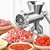 Aluminium Meat Grinder 10 Stuffers Manual Sausage Stuffer With Tubes Tool Mincer For Home Kitchen Accessories 240103